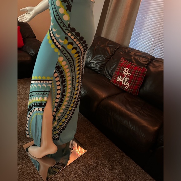 Venus boho halter maxi with side slits - Picture 4 of 7